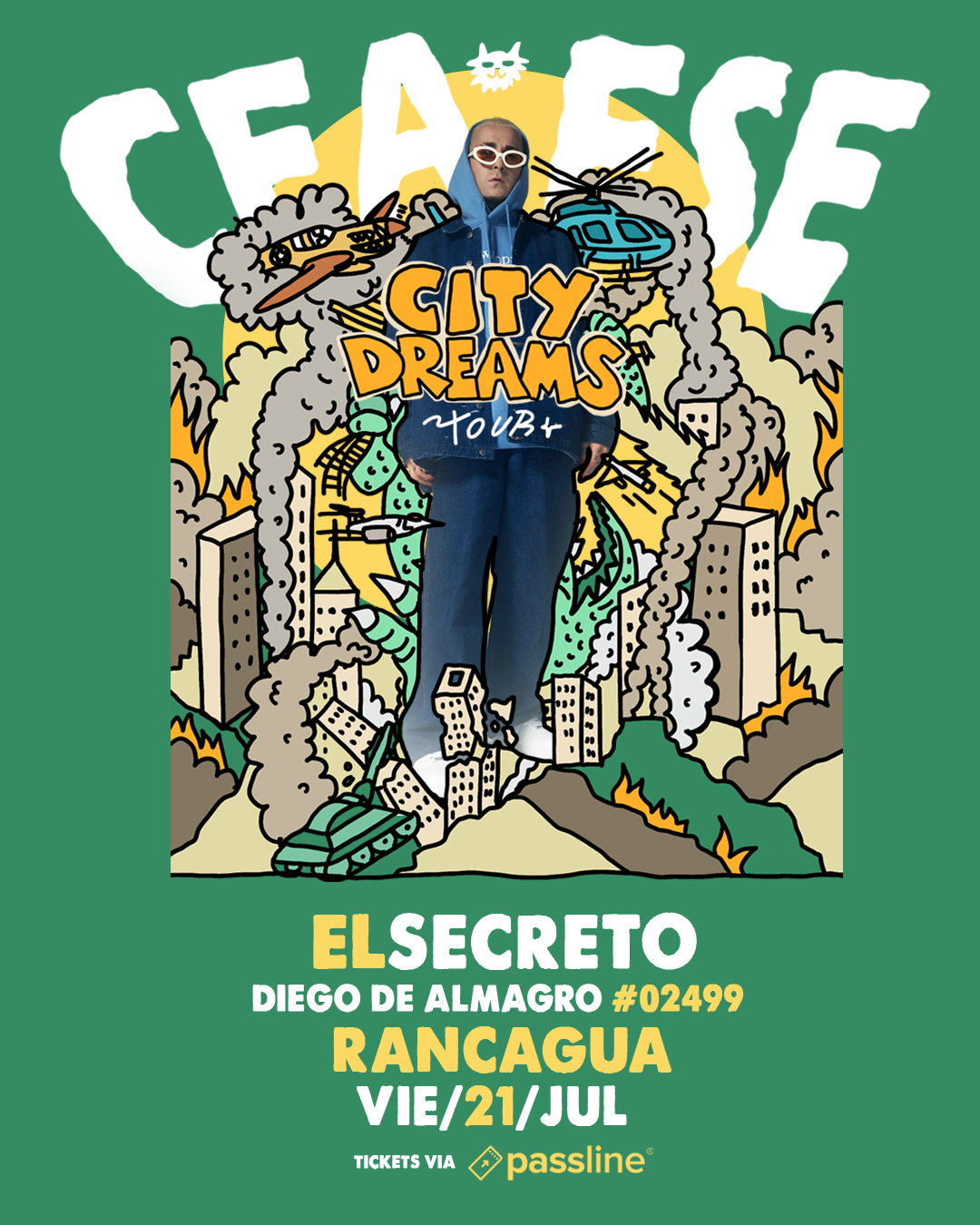 CEAESE EL SECRETO CITY DREAMS TOUR